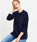 Drop Shoulder Tunic Sweater carousel Product Image 1