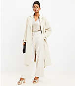 Tie Waist Trench Coat carousel Product Image 2