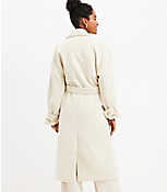 Tie Waist Trench Coat carousel Product Image 3