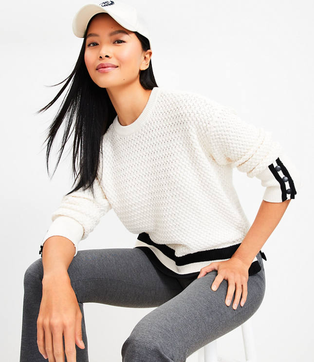 Lou & Grey Textured Cricket Sweater