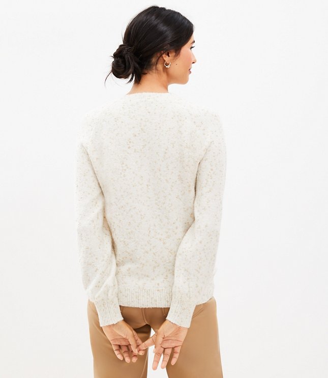Shimmer V-Neck Sweater