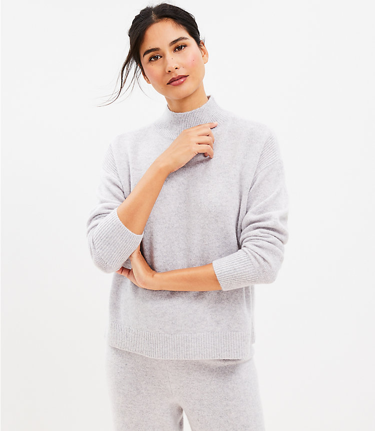 Lou & Grey Cashmere Turtleneck Sweater image number null