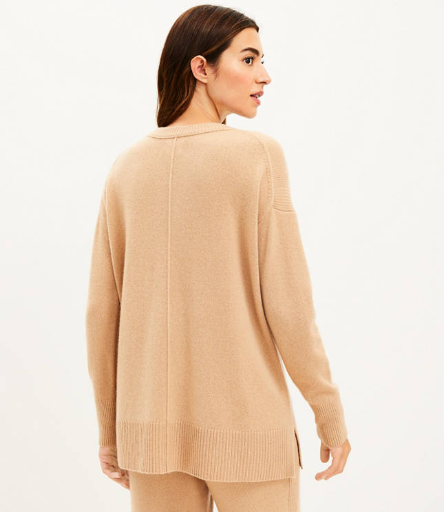 Nelle Cashmere Box Tunic Sweater