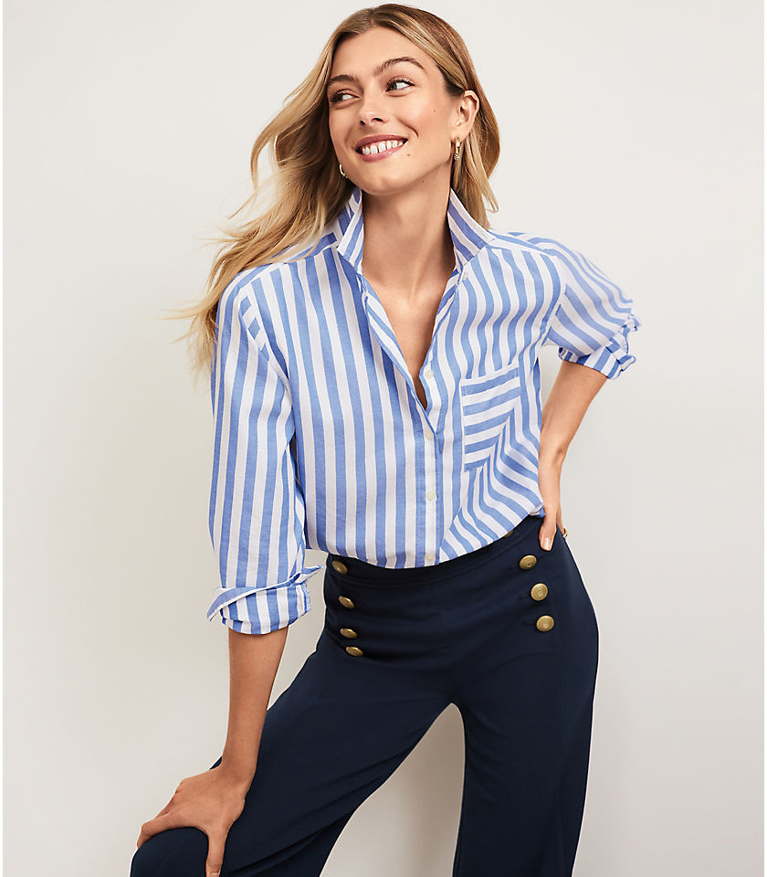Striped Relaxed Everyday Shirt