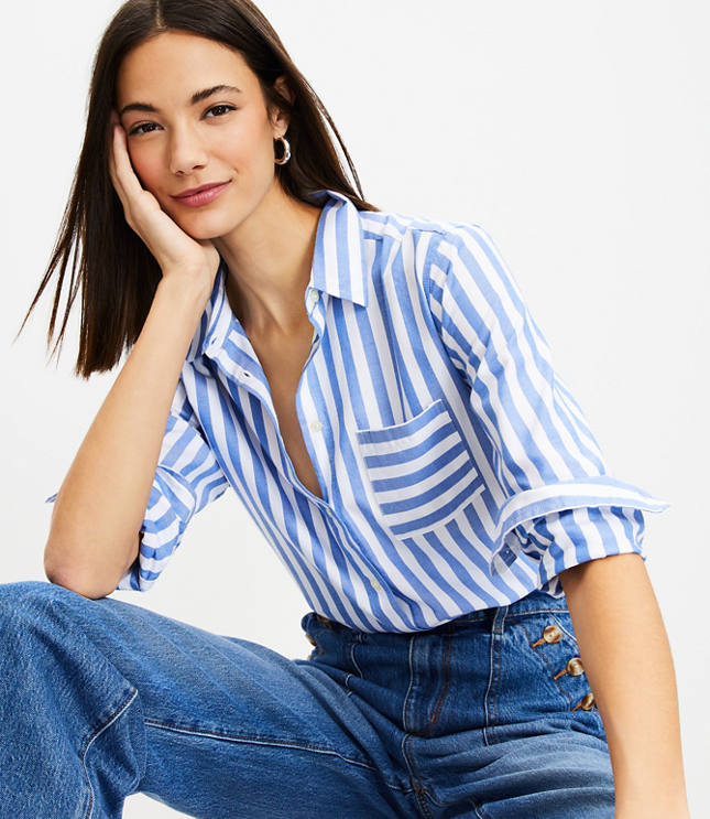 Striped Cotton Shirt