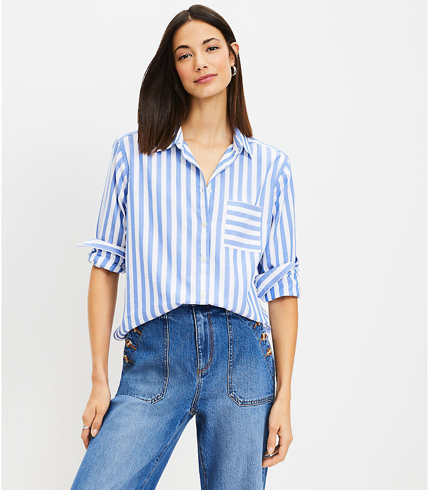 Striped Relaxed Everyday Shirt
