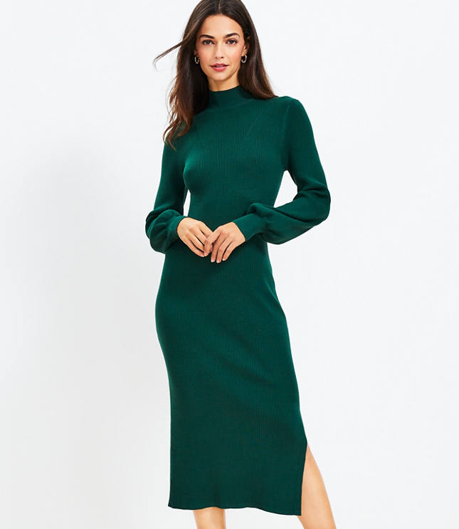 Turtleneck midi sweater on sale dress