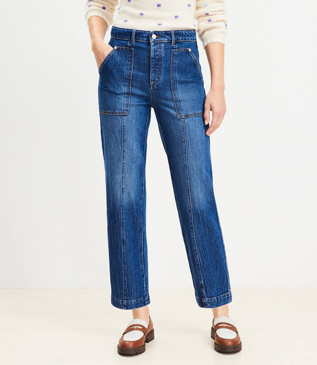 Womens Utility Jeans