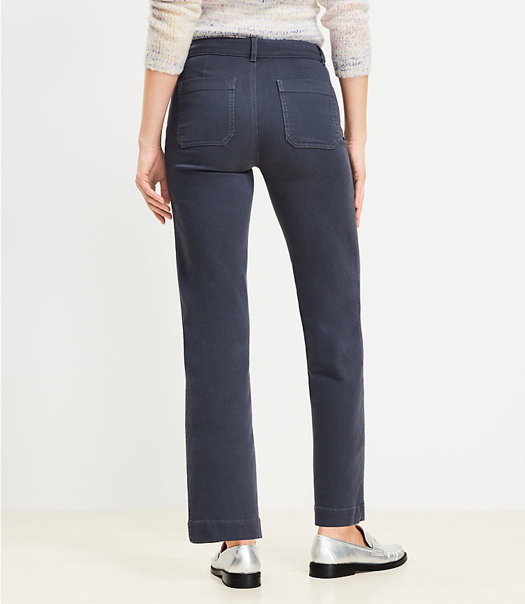 Patch Pocket Straight Pant in Twill image number 2