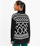 Lou & Grey Fair Isle Half Zip Tunic Sweater carousel Product Image 3