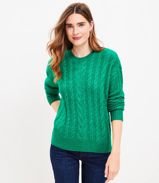 Petite shop green sweater