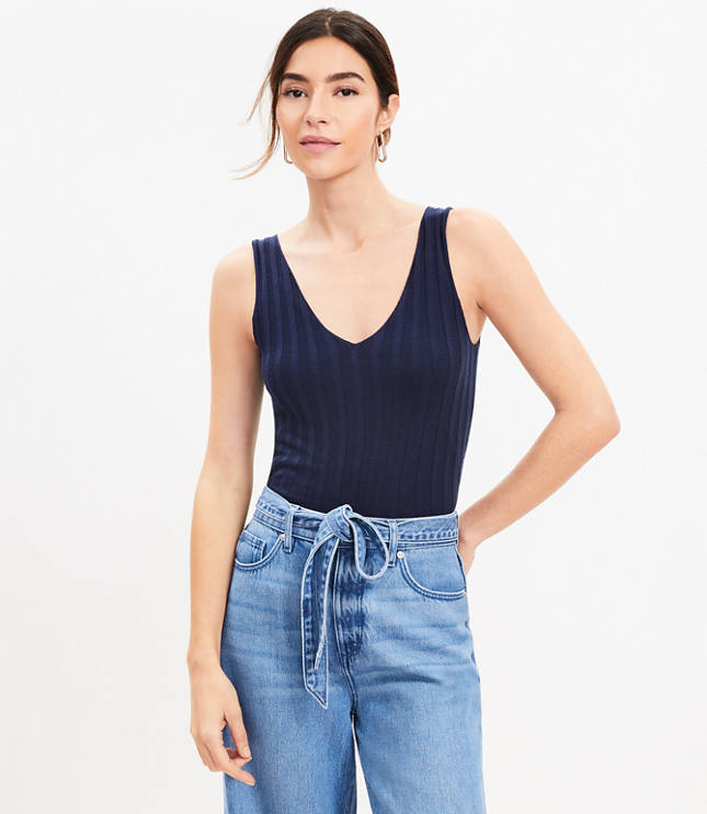 Twist Cuff Linen Blend Scoop Neck Tee