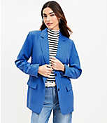 Oversized Fluid Two Button Blazer carousel Product Image 1