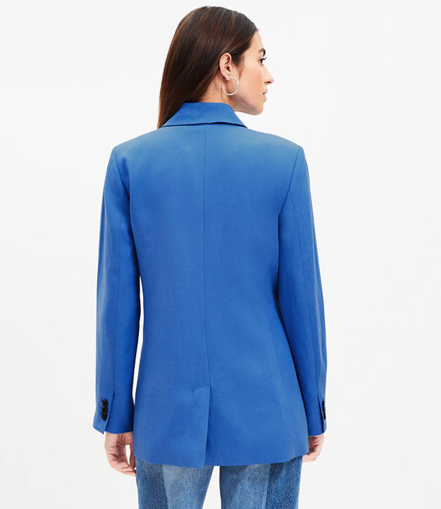 Oversized Fluid Two Button Blazer