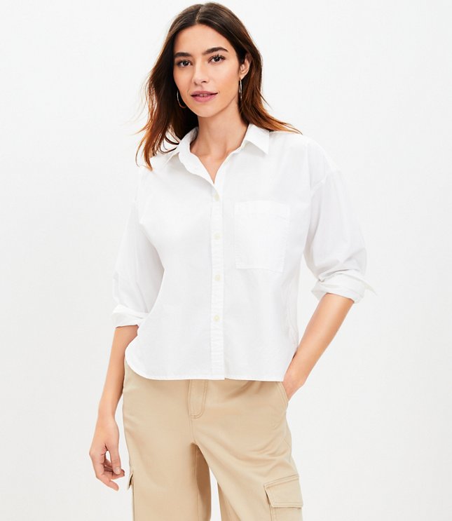 Women's White Blouses & Shirts | Loft