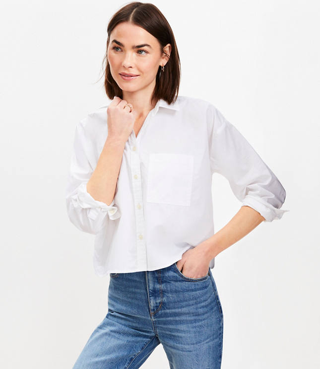 Women's White Blouses & Shirts | Loft