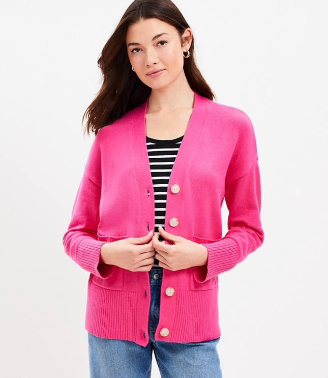 Loft 2024 pink cardigan