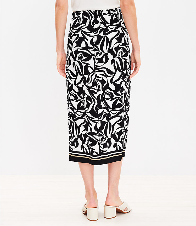 Abstract Swirl Column Wrap Skirt image number 2