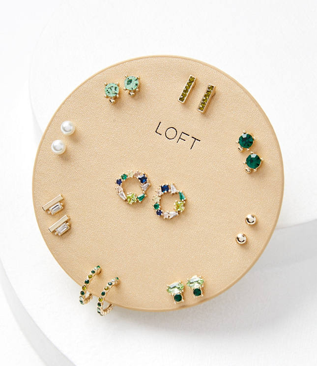 Sparkle Stud Earring Set