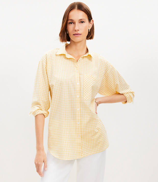 Gingham Oversized Everyday Shirt