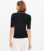 Ribbed Polo Top carousel Product Image 3