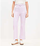 Belted Sutton Kick Crop Pants in Gingham carousel Product Image 1