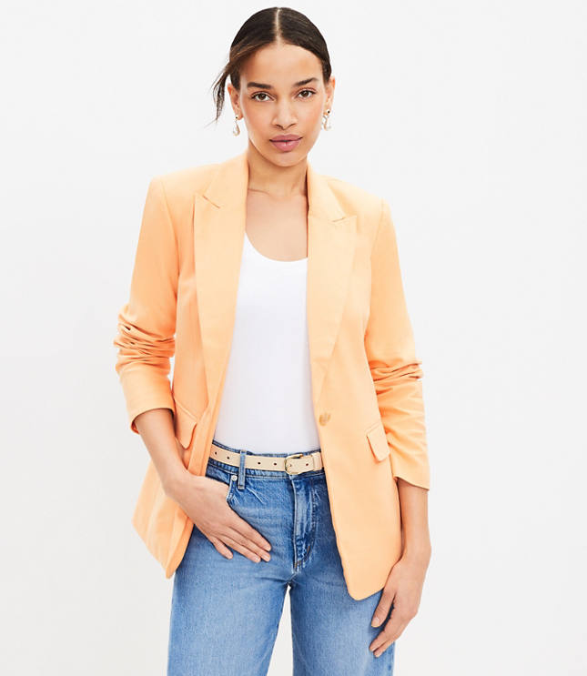 Cotton linen blazers hotsell