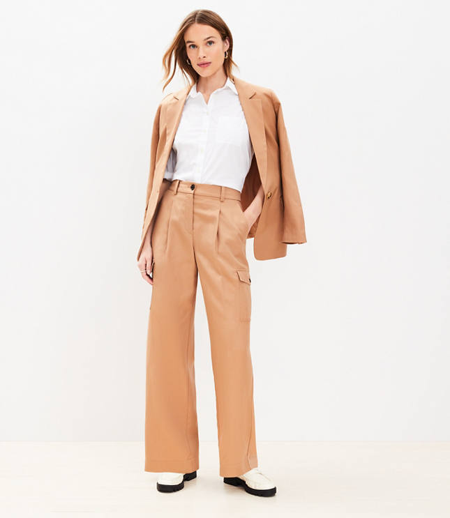 Drapey Cargo Pants - Perfect Camel