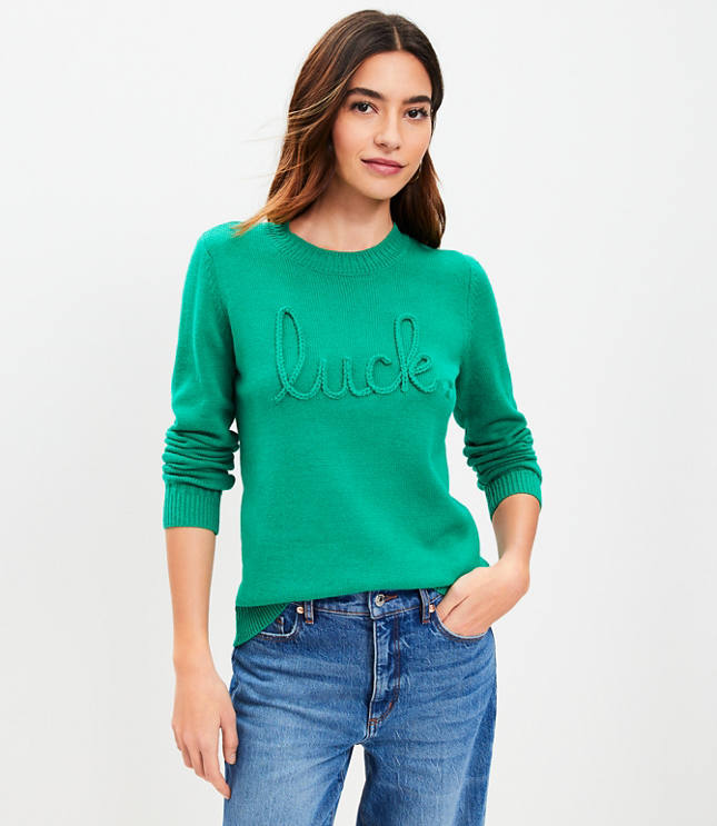 Petite Lucky Sweater