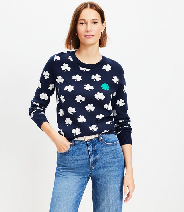 Petite Shamrock Sweater