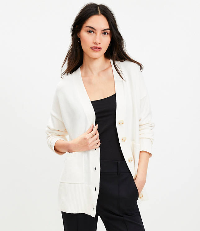 Women's petite outlet cardigan