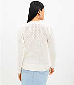 Petite Pointelle Sweater carousel Product Image 3