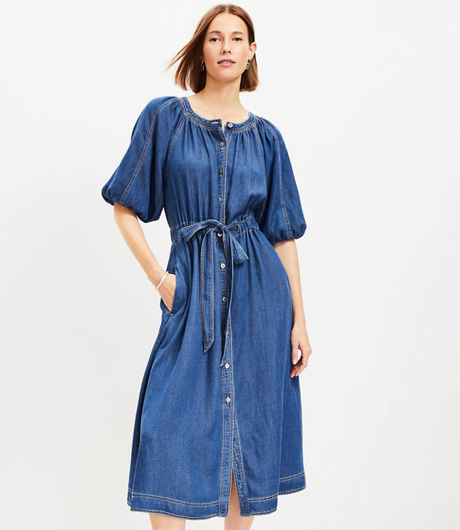 Casual hotsell chambray dress