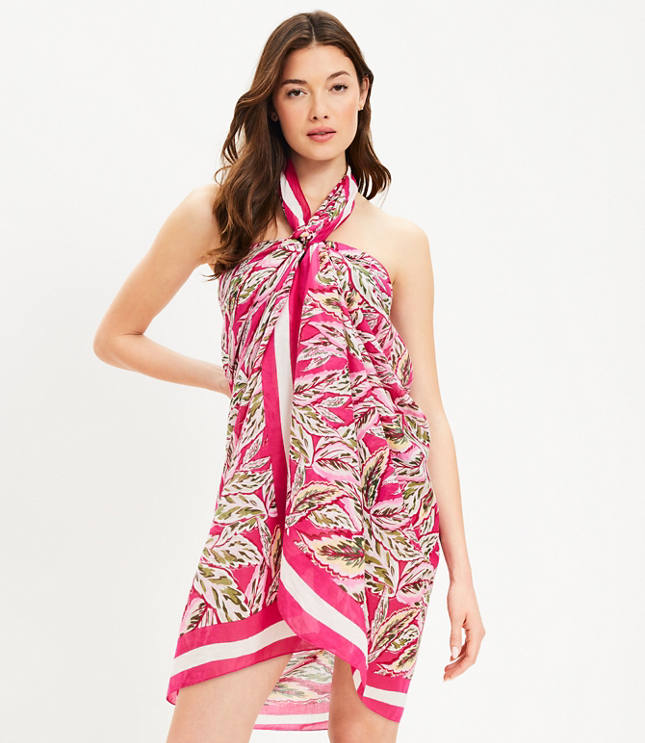 LOFT Beach Breezy Palm Sarong