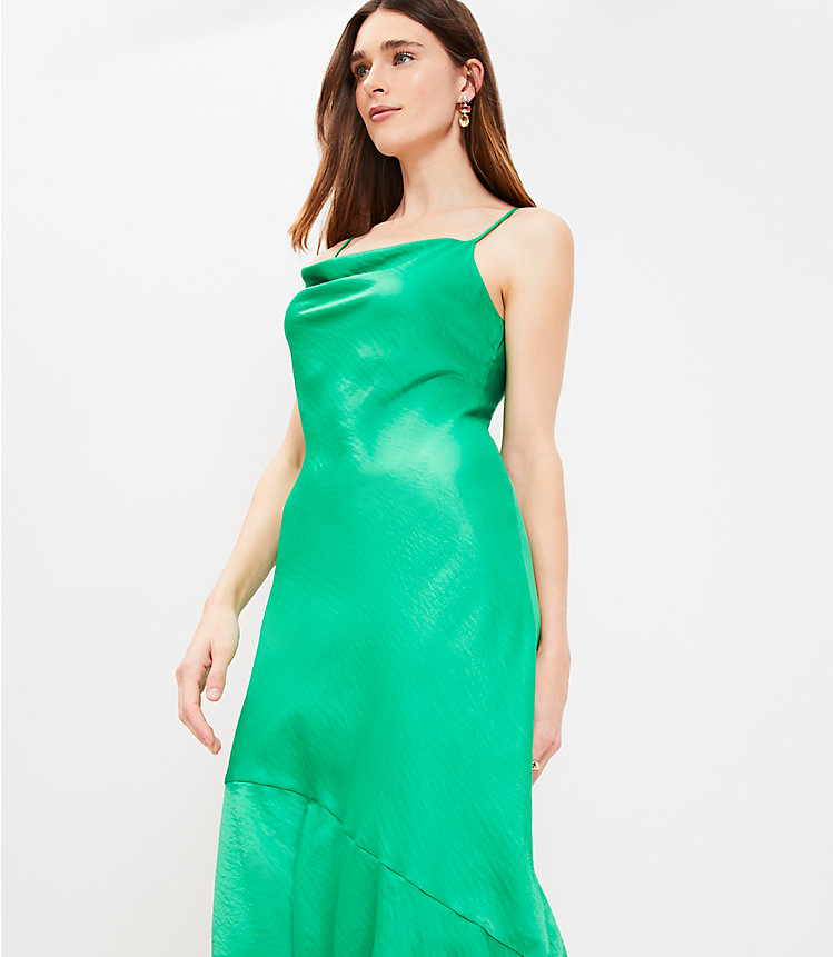 Cowl Neck Maxi Slip Dress image number 1