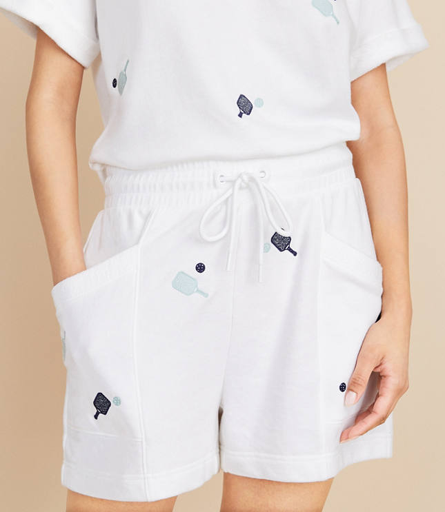 Lou & Grey Pickleball Cozy Cotton Terry Shorts