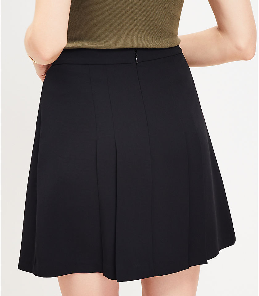 Petite Pleated Pocket Skirt