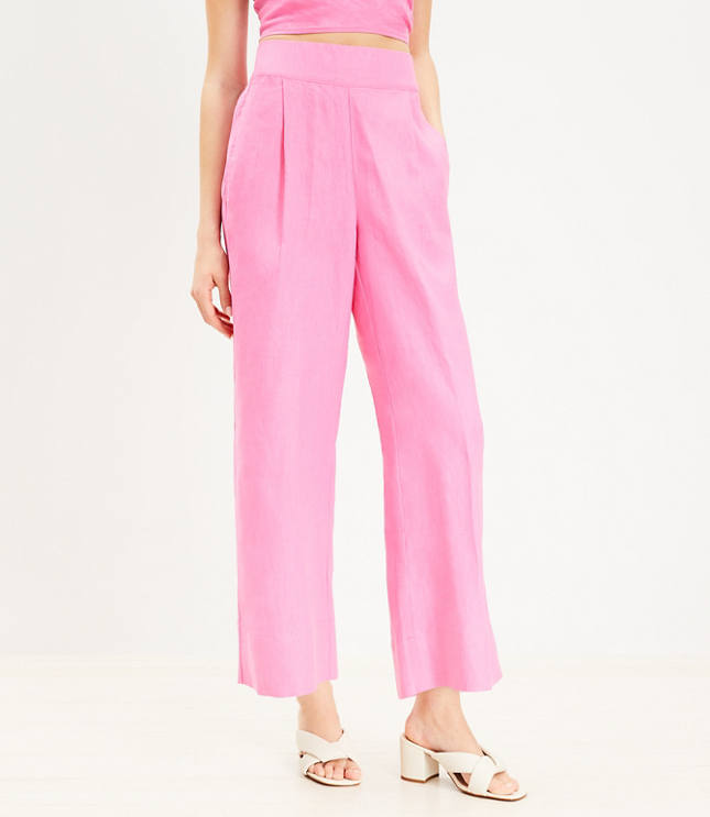 Wide Leg Linen Pants