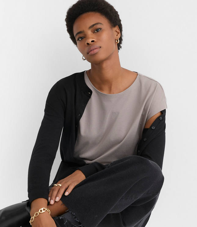 Petite Modern Wedge Tee