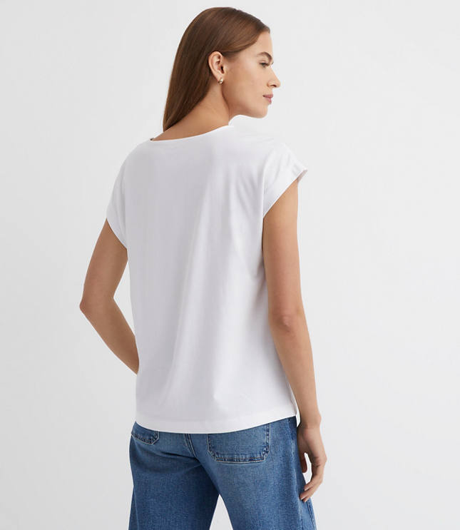 Petite Modern Wedge Tee