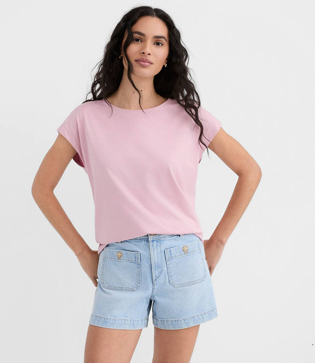 Petite Modern Wedge Tee