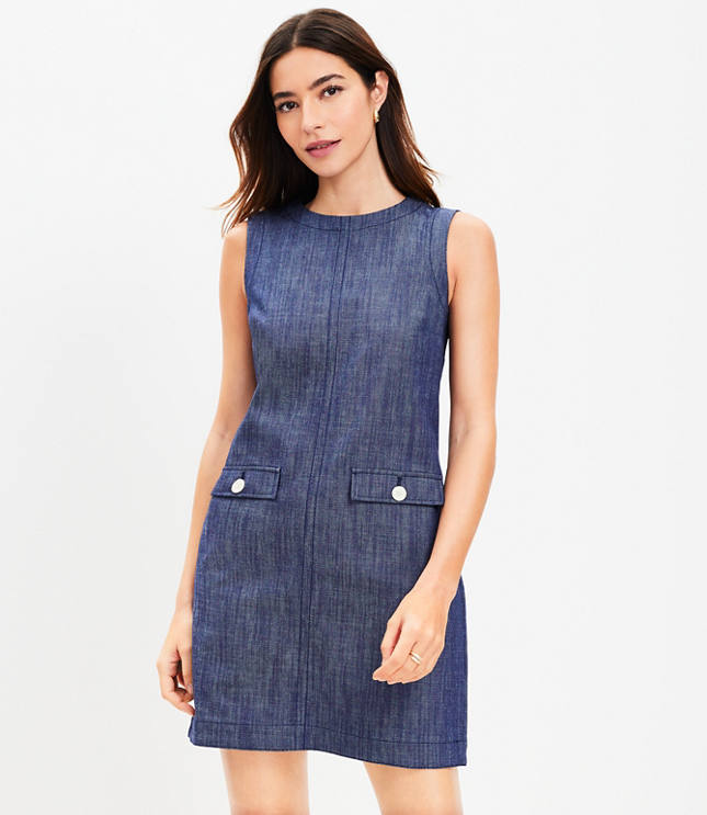 Loft store denim dress