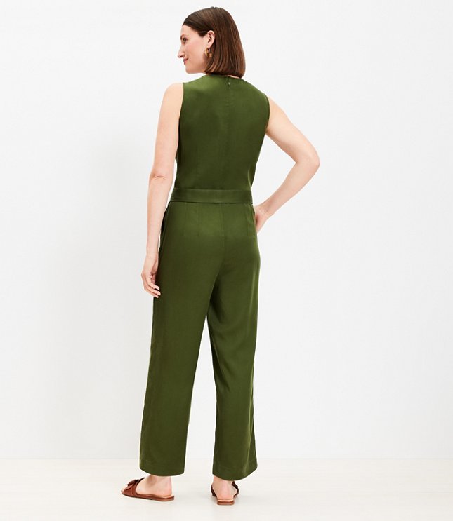 Belted Tank Jumpsuit