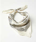 Ribbon Square Silk Scarf carousel Product Image 1