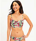 LOFT Beach Cinched Front Cropped Bikini Top carousel Product Image 1