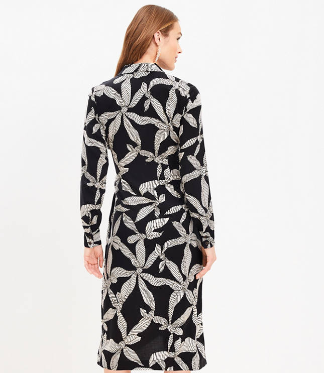 Petite Ribbon Wrap Shirtdress - image 3