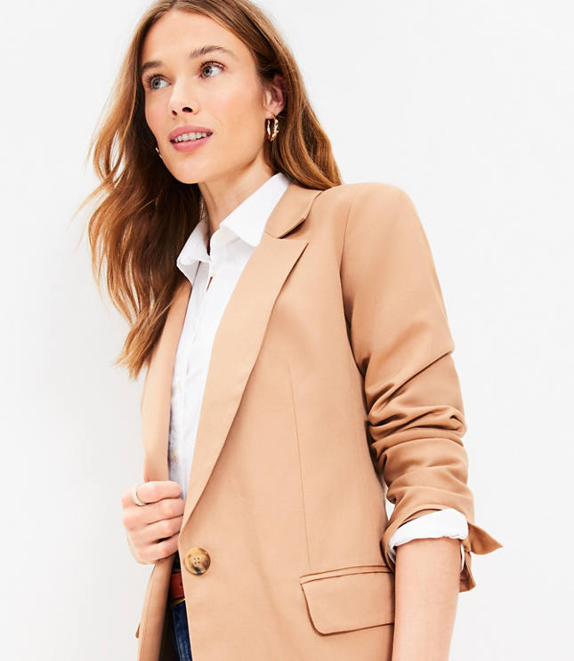 Petite Relaxed Fluid Blazer