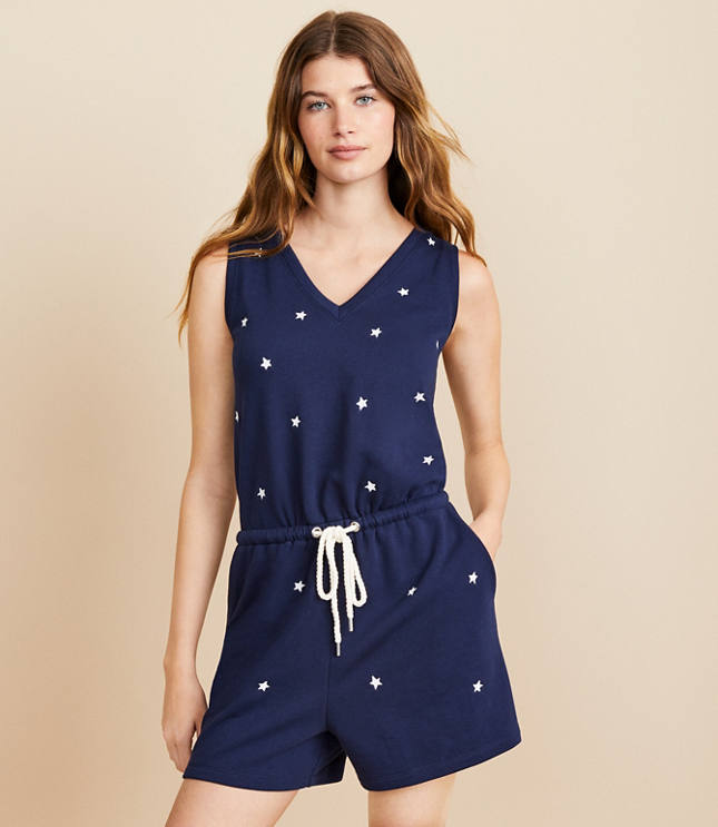 Lou & Grey Sandwashed Utility Romper