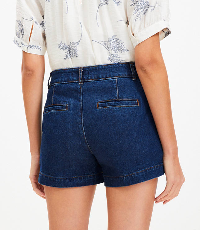 Palmer Denim Shorts in Bright Medium Stone Wash