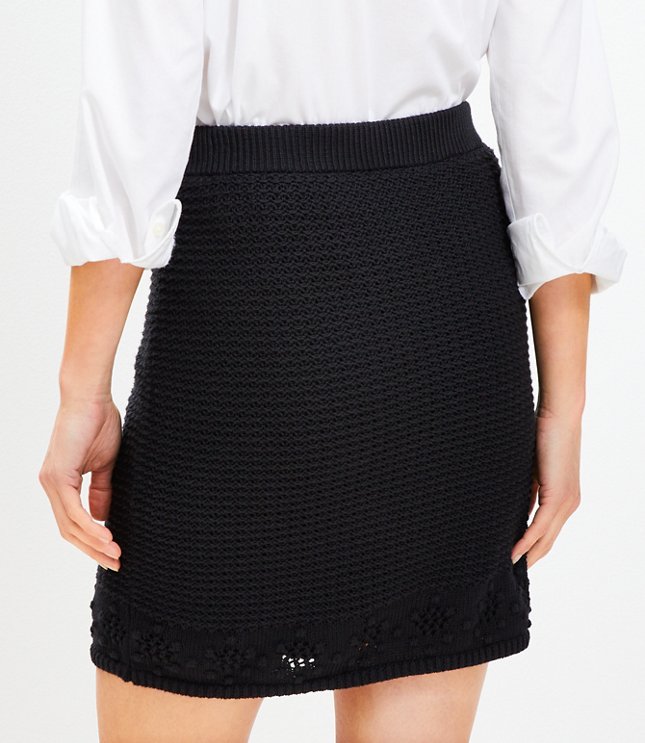 Petite Stitchy Sweater Skirt